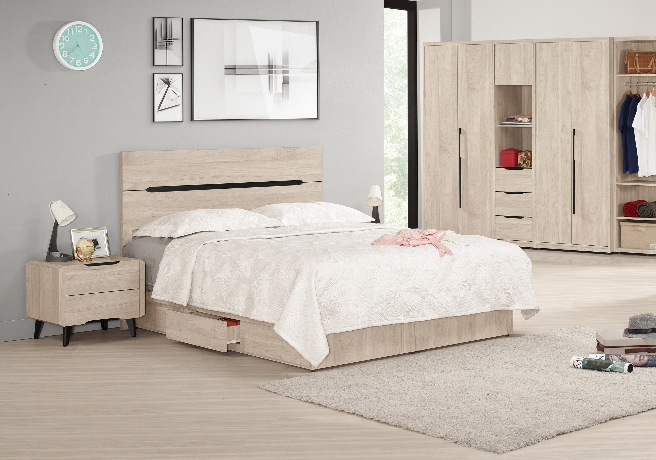 韋斯里6尺雙人床