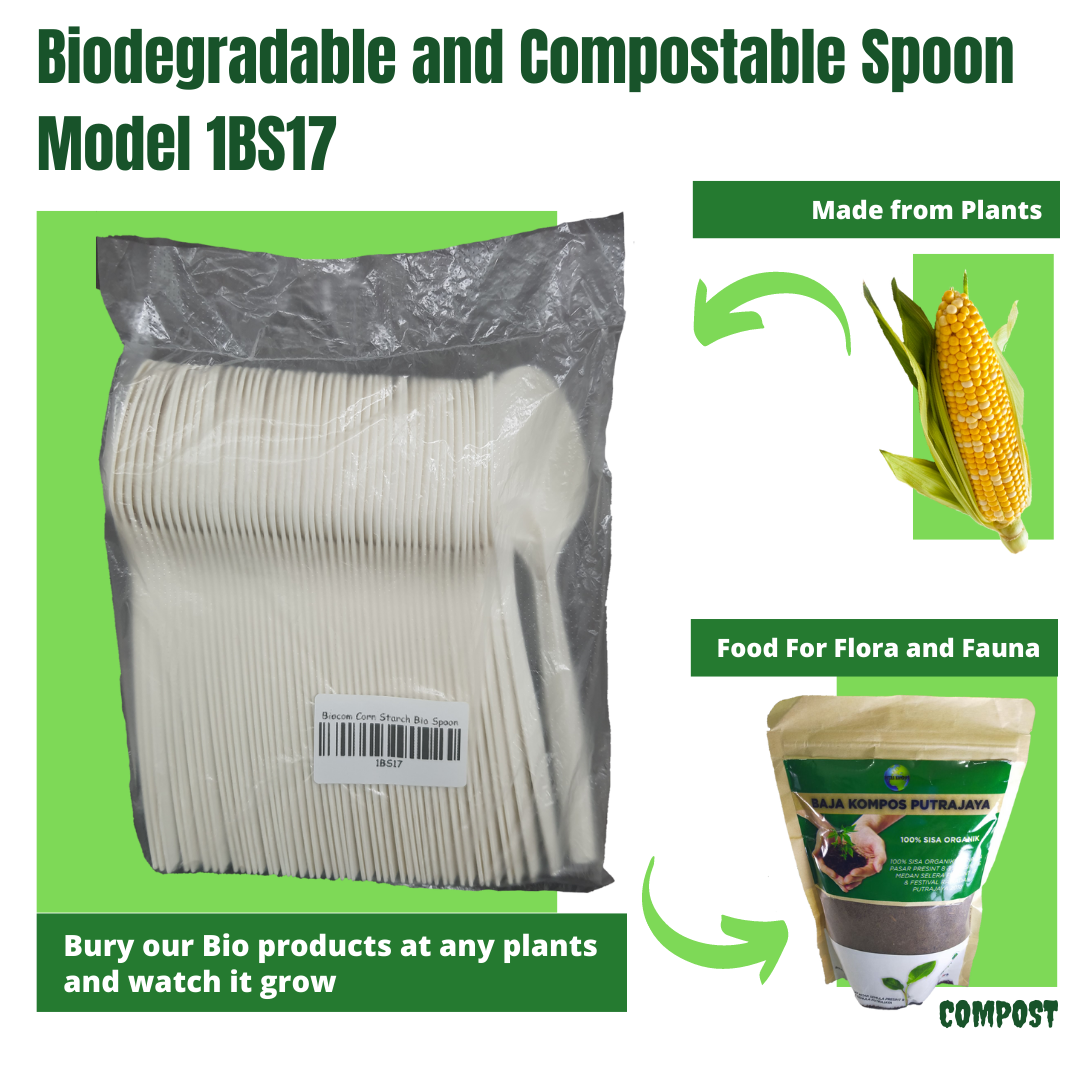 Biodegradable and Compostable Spoon