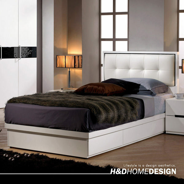 波爾卡3.5尺抽屜式床底 (15CM/635-2)【H＆D DESIGN】