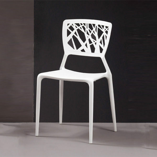 珍妮絲造型椅(白) (CM/992-8)【H&D DESIGN】