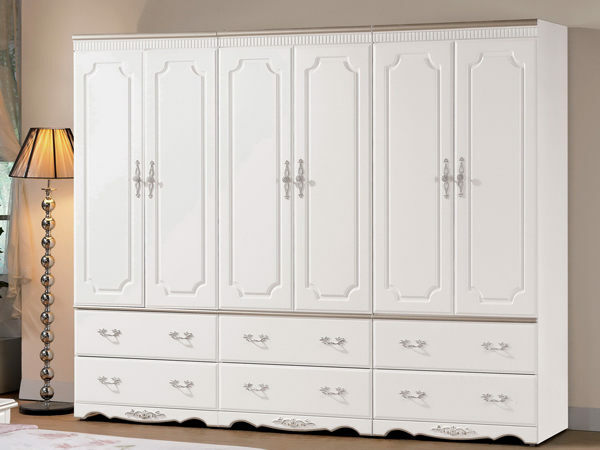 諾維雅8尺組合衣櫥(全組) (15CM549-1)【H＆D DESIGN】