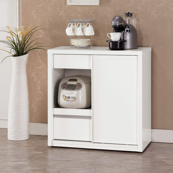 卡洛琳2.6尺拉門收納櫃 15CM/905-3)【H&D DESIGN】