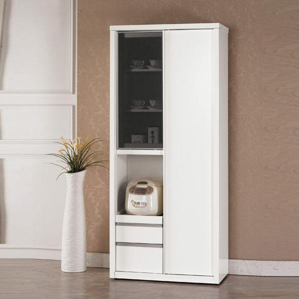 卡洛琳6尺高拉門收納櫃 (15CM/905-1)【H＆D DESIGN】