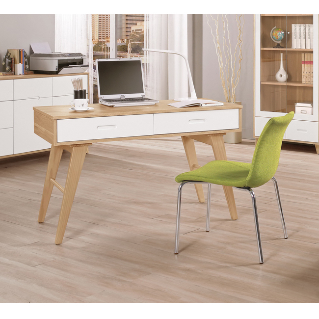 羅德斯4尺二抽書桌/辦公桌(15CM/859-3)