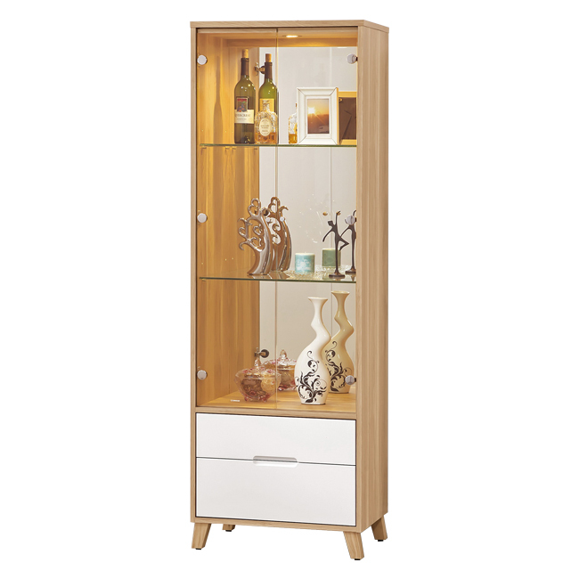 羅德尼2尺展示櫃(15CM/821-3)【H＆D DESIGN】