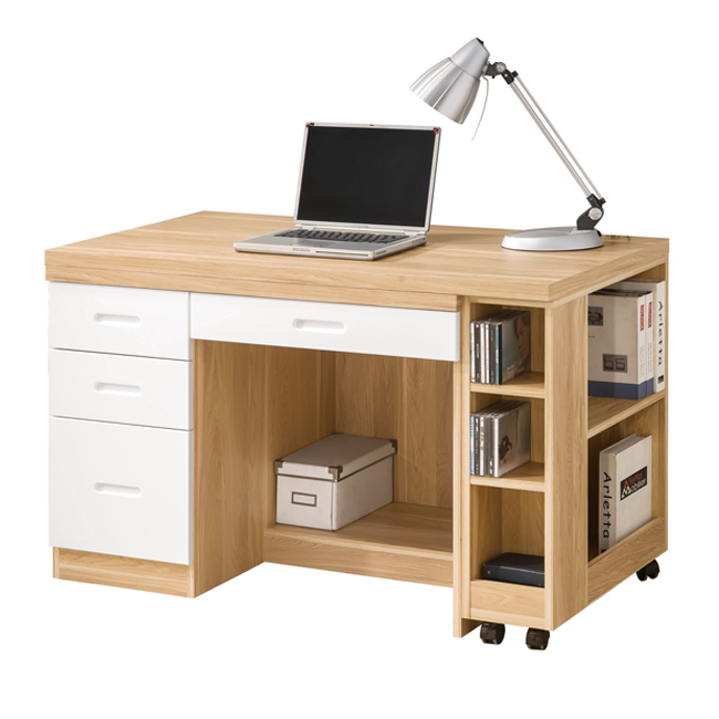羅德尼4尺多功能書桌(15CM/860-1)【H＆D DESIGN】