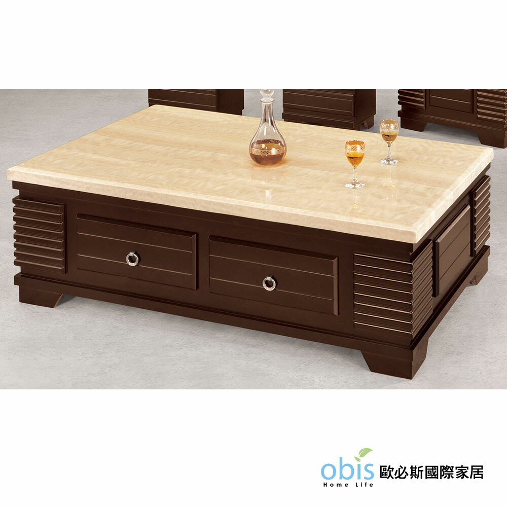 瓦爾克胡桃色原石大茶几 瓦爾克胡桃色原石大茶几