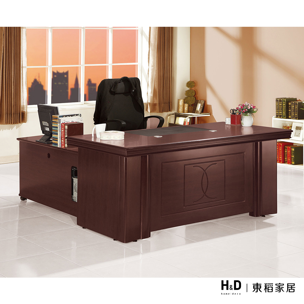 高泉胡桃5.8尺辦公桌 高泉胡桃5.8尺辦公桌