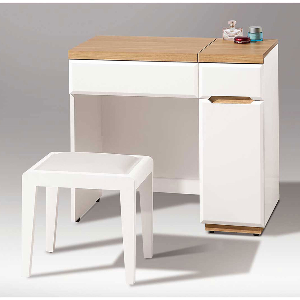 露西2.65尺掀式鏡台組(含椅) 露西2.65尺掀式鏡台組(含椅)