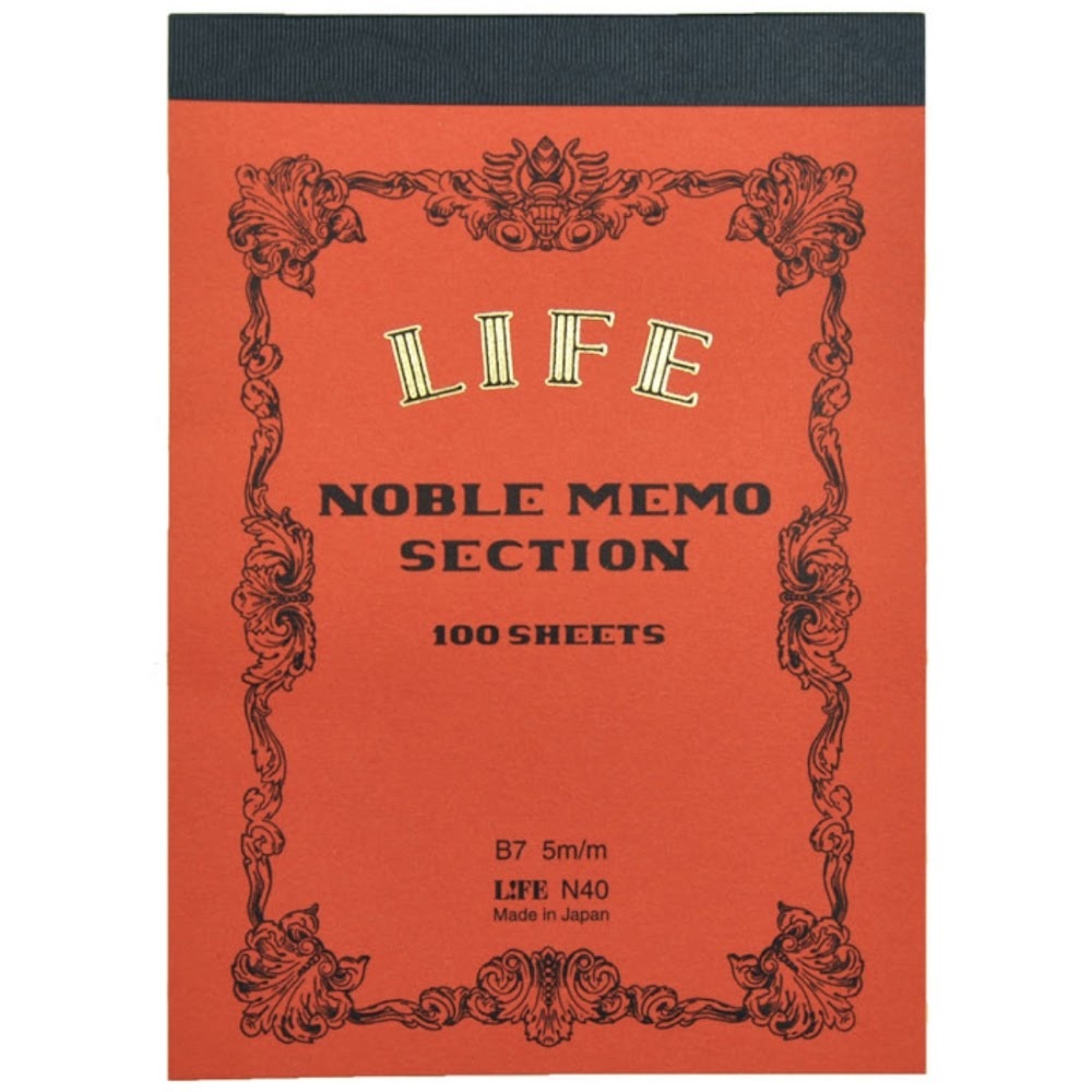 LIFE NOBLE B7 Notebook (Japanese Stationery Brand)