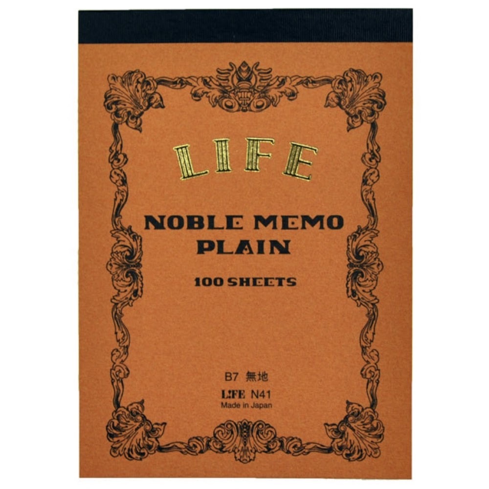 LIFE NOBLE B7 Notebook (Japanese Stationery Brand)