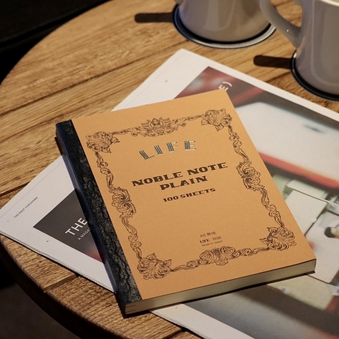 LIFE NOBLE B6 Notebook－Plain (Japanese Stationery Brand)