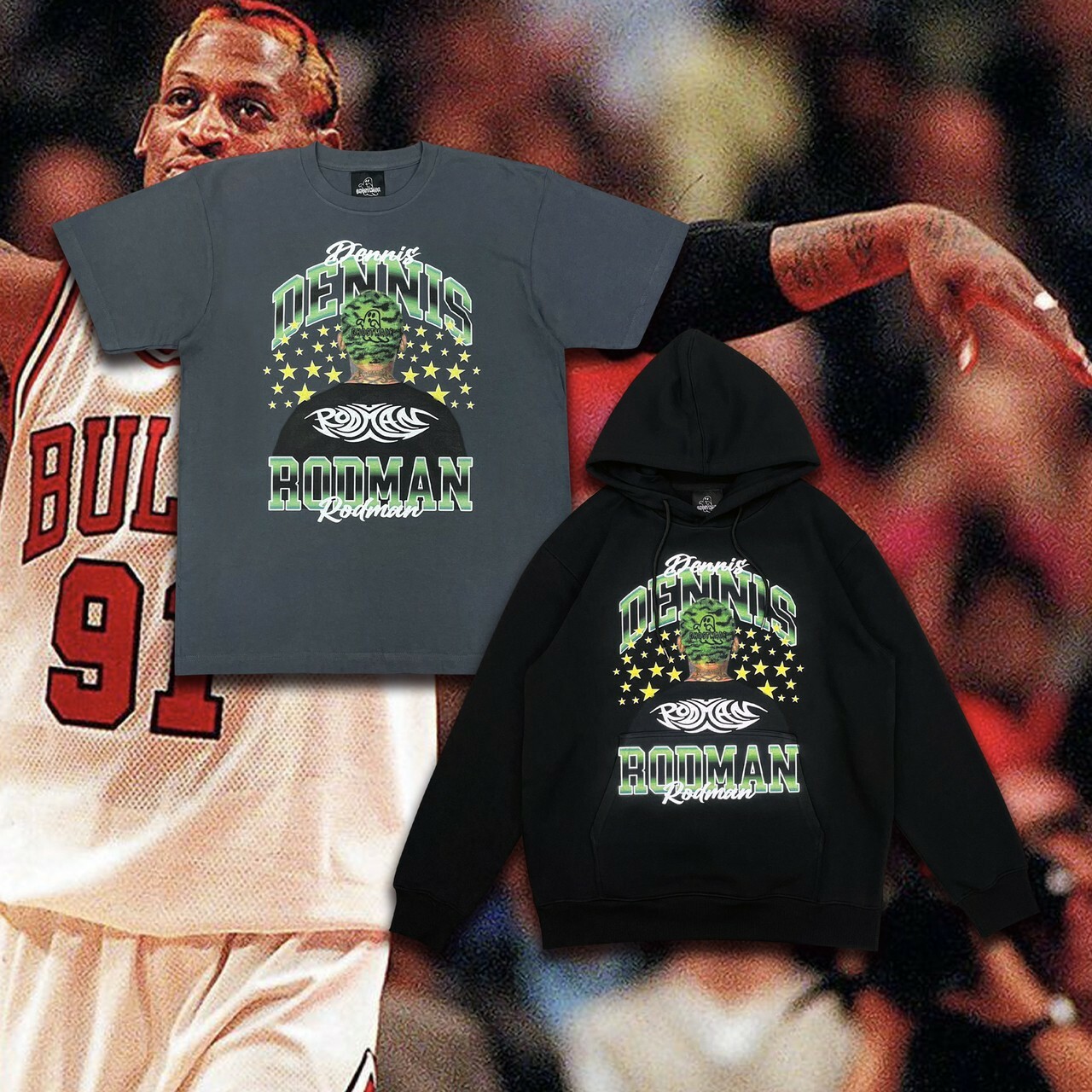 GHOST MADE  《 RODMAN 》羅德曼 短袖 T / 帽T GHOSTMADE