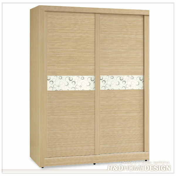 金圓滿橡木色5尺衣櫃 (16SP_028-3)