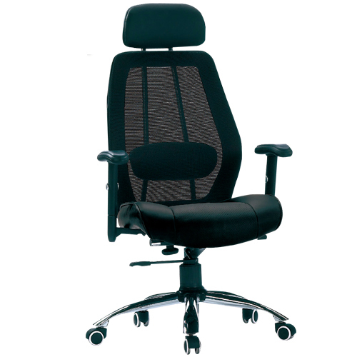 頭部靠墊網背電腦椅/辦公椅 (16SP_271-1)【停售】