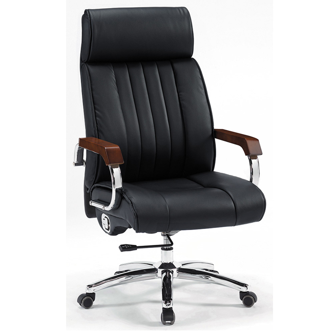 巴其黑皮辦公椅/電腦椅 (16SP_267-1)