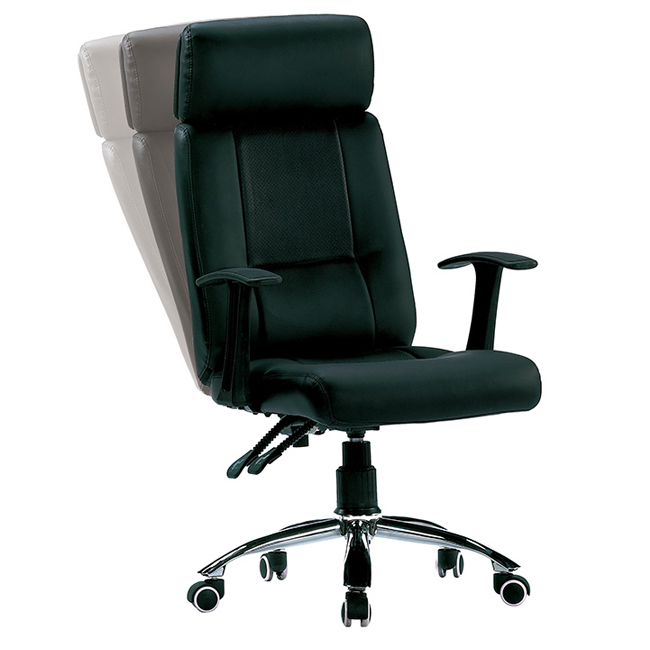 達拉黑皮辦公椅/電腦椅 (16SP_267-4)