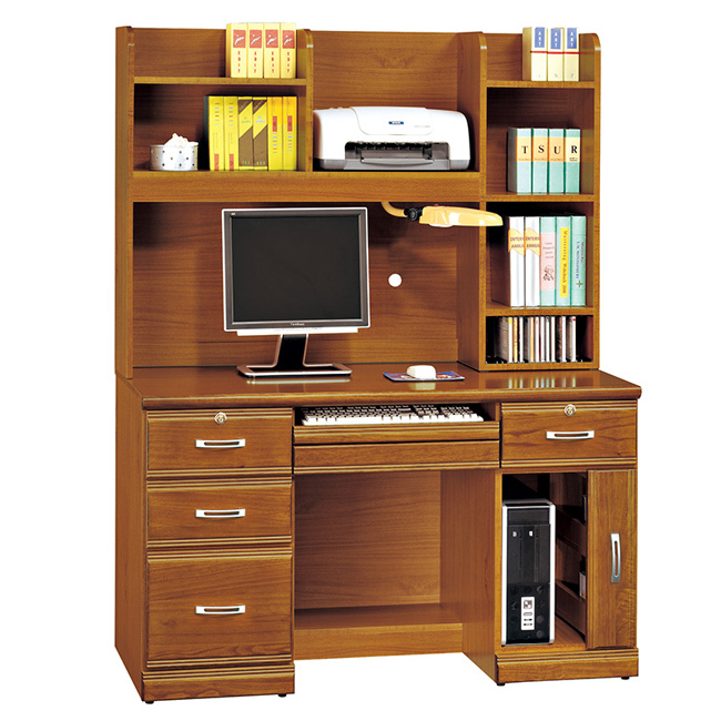 艾比樟木實木4.2子尺電腦桌/書桌 (16SP_259-3)