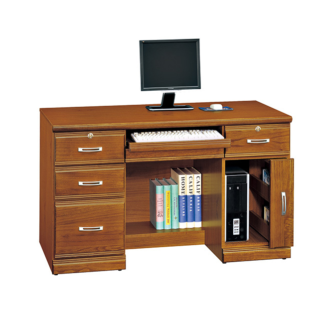 艾比樟木實木4.2子尺電腦桌/書桌下座 (16SP_259-4)