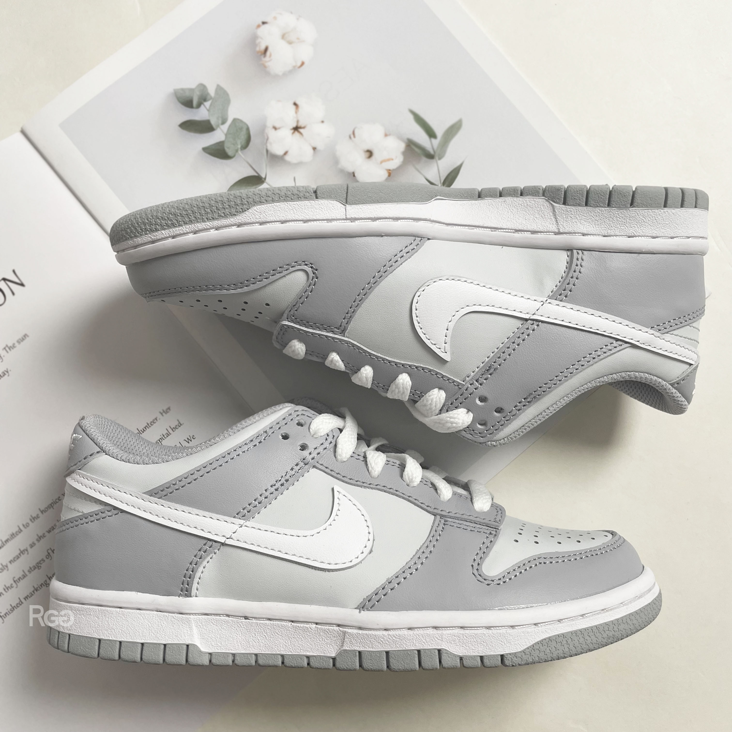 Nike Dunk Low Grey White 小Dior配色經典款(DJ6188-001)