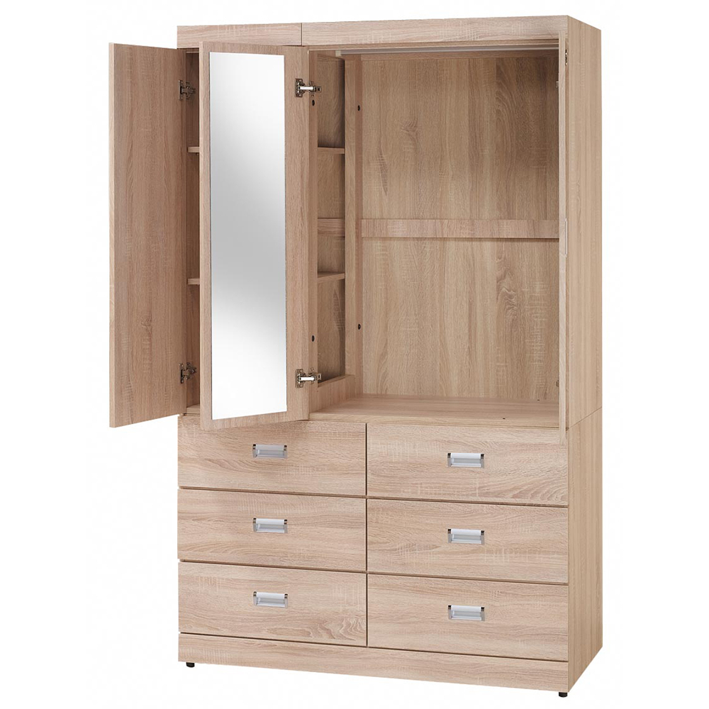 弗格森原橡木4X7尺衣櫥