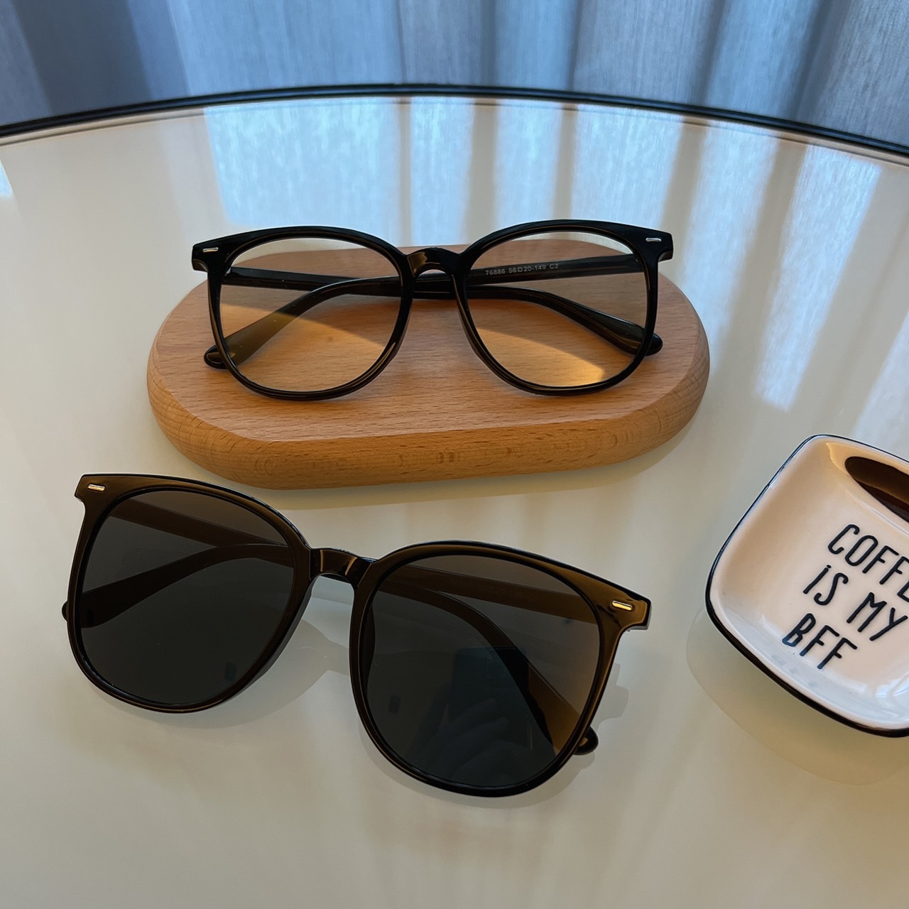 S01676886復古膠框墨鏡/二色