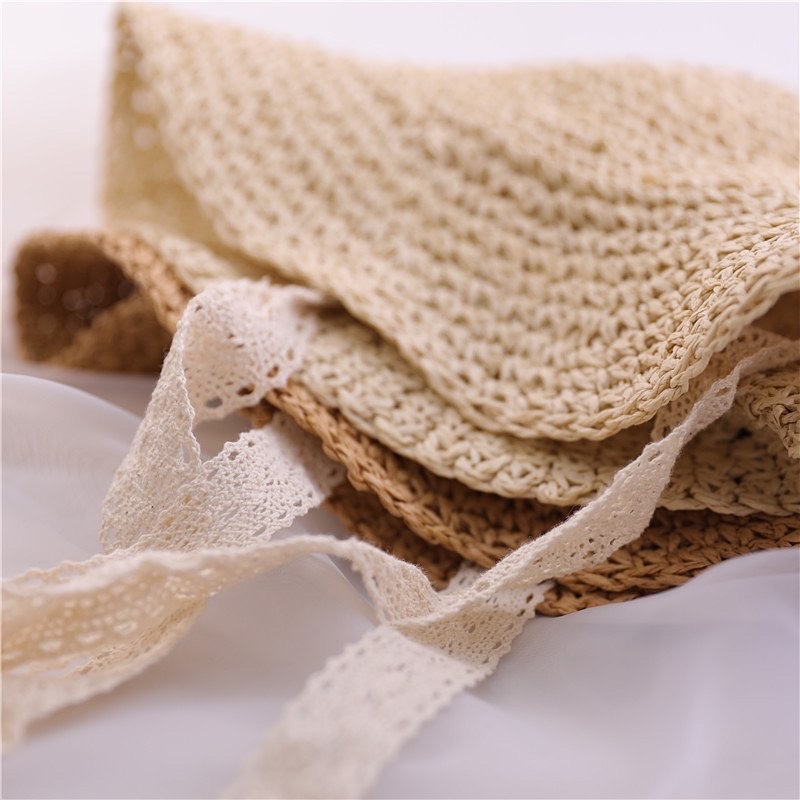 夏季編織草帽👒