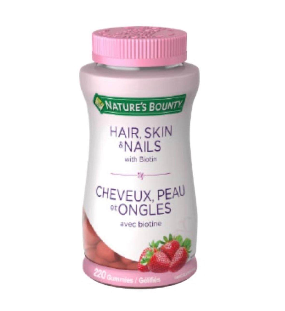 Nature’s Bounty 亮髮美肌強韌指甲軟糖 220粒 CC31