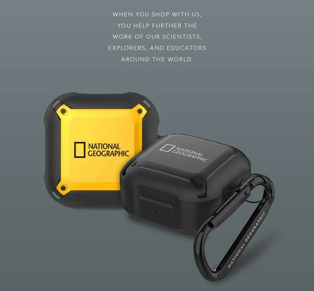National Geographic - Rugged Bumper - Buds FE / 2 / Pro / Live Case 高度防撞耳機保護殼
