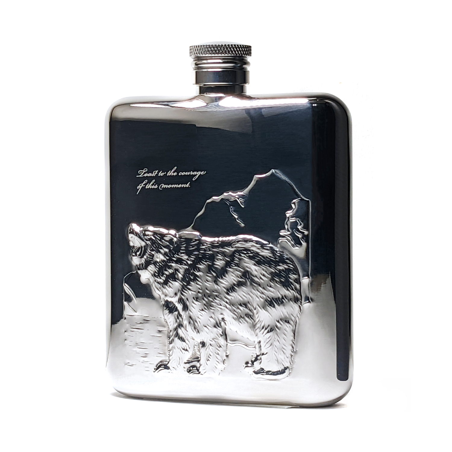 英國 Grand Manner 首席紳士隨身酒壺（勇氣 / 不鏽鋼酒瓶）