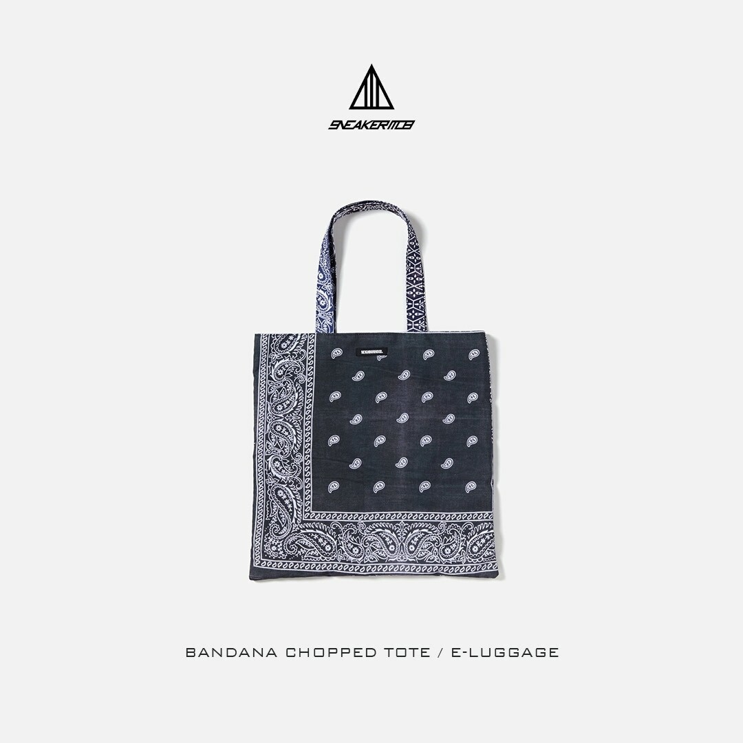 NEIGHBORHOOD BANDANA CHOPPED TOTE / E-LUGGAGE