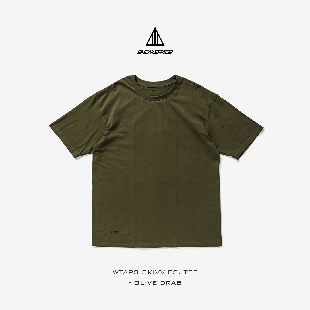 WTAPS SKIVVIES. TEE 素TEE 3件組-OLIVE DRAB