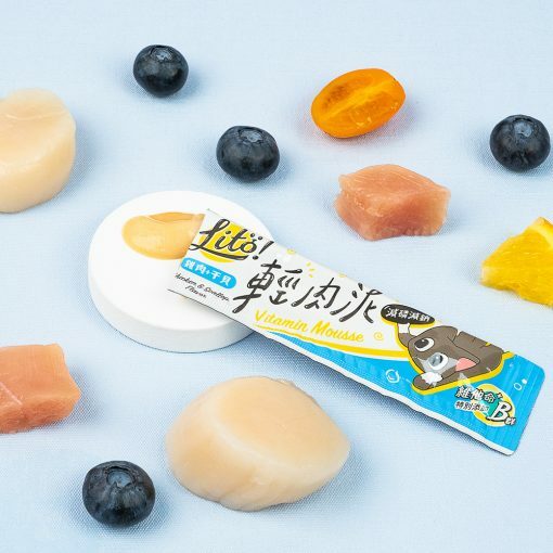 怪獸部落 LITÖ! 輕肉泥 - 雞肉+干貝 (維他命B群添加) 10g×4條 (任選5包$99)