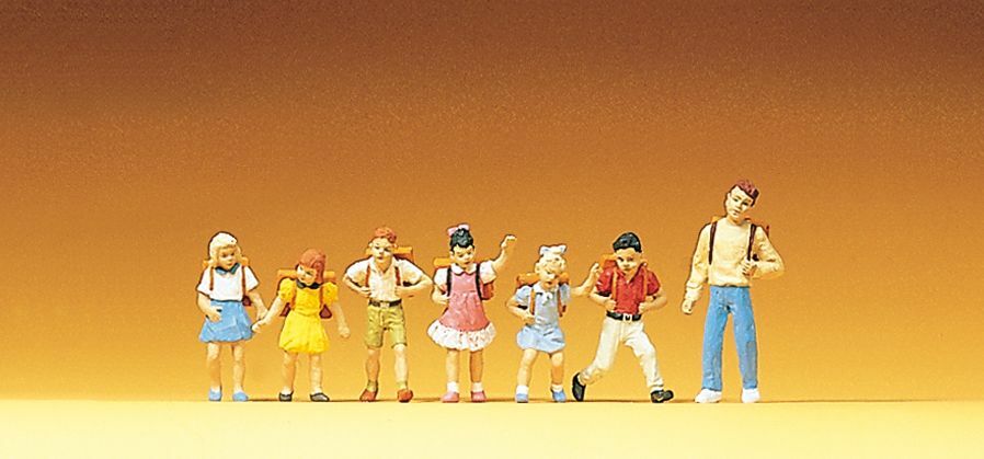 Preiser 10181 HO scale, School Children