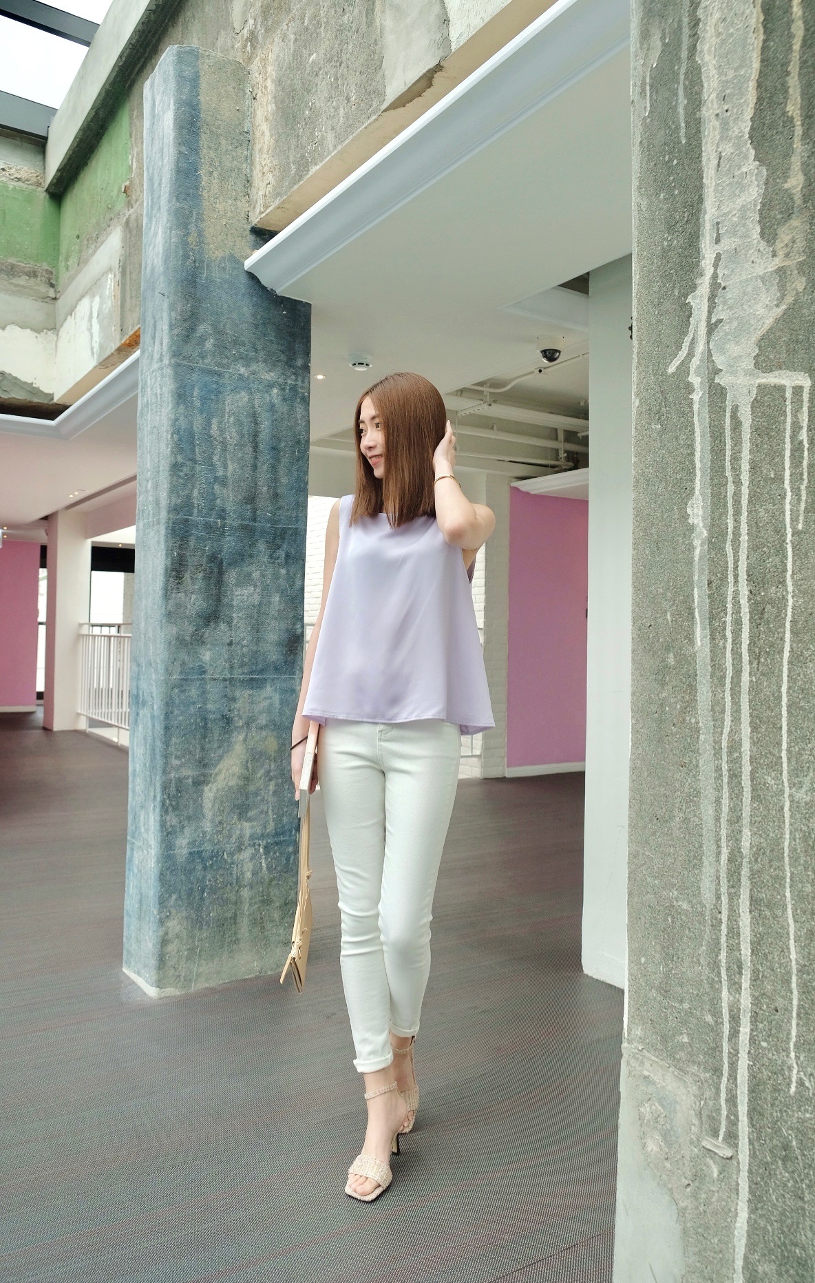 韓製高級霧感光澤背心