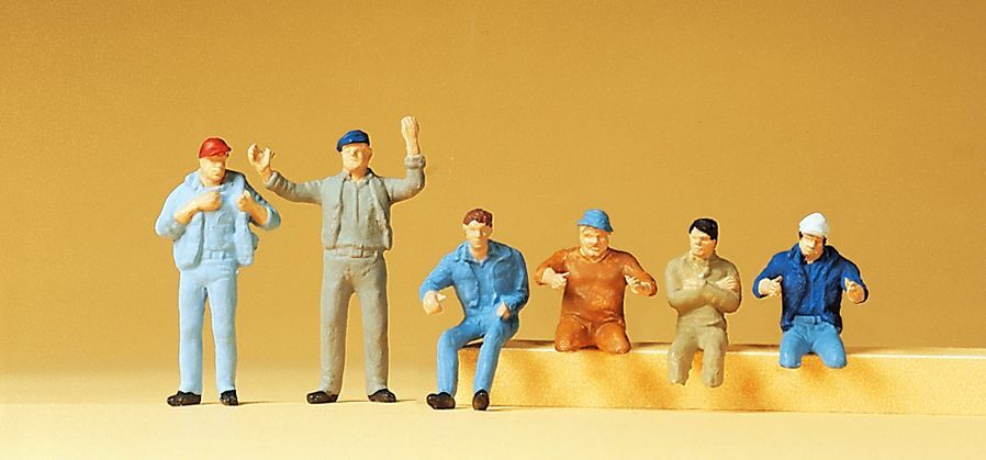 Preiser 14009 HO Truck driver