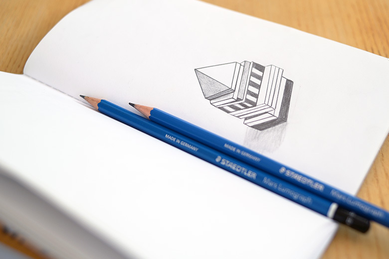 STAEDTLER 施德樓經典藍桿素描鉛筆