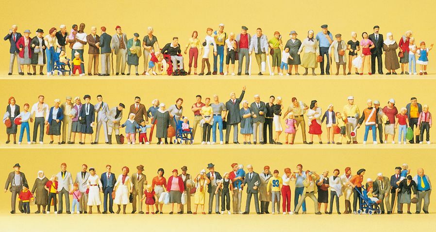 Preiser 13002 HO On Streets & Squares