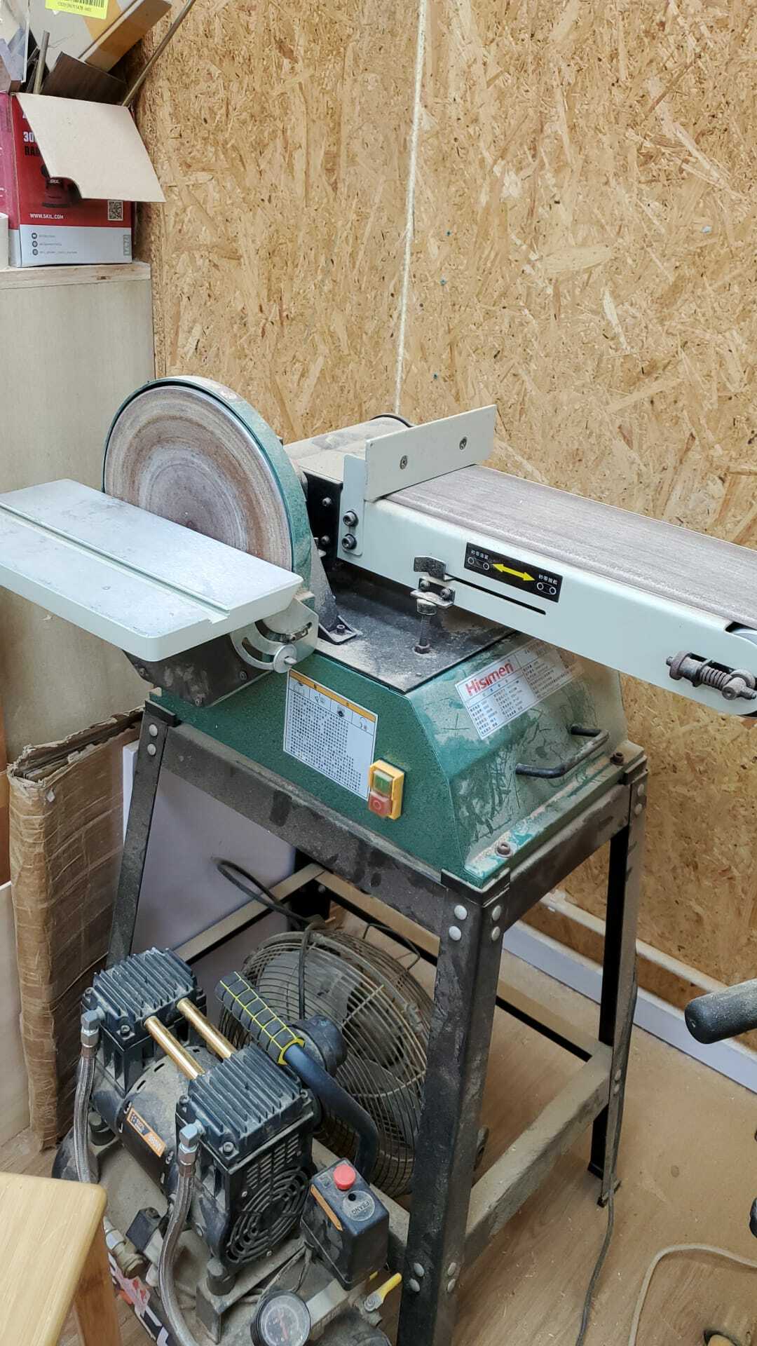 砂盤+砂紙帶（雙用）