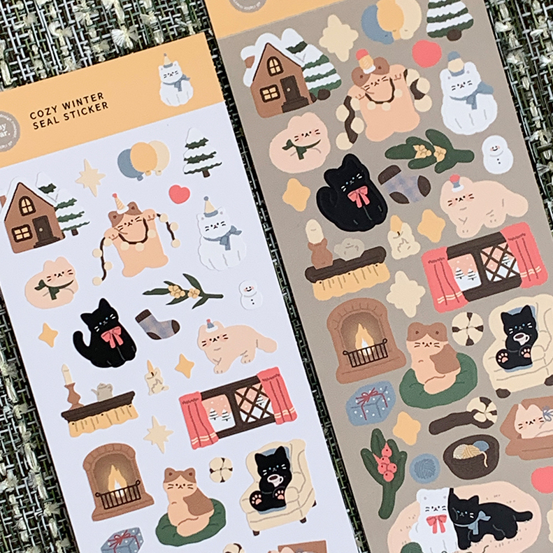Maymar Sticker－Cozy Winter (Korean Stationery Brand)