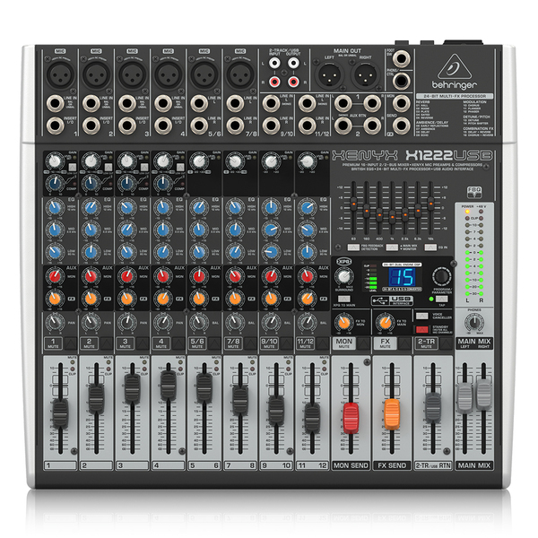 Behringer BEHRINGER XENYX X1222USB 混音器 — 三峽麥克風｜YA! 玩音樂