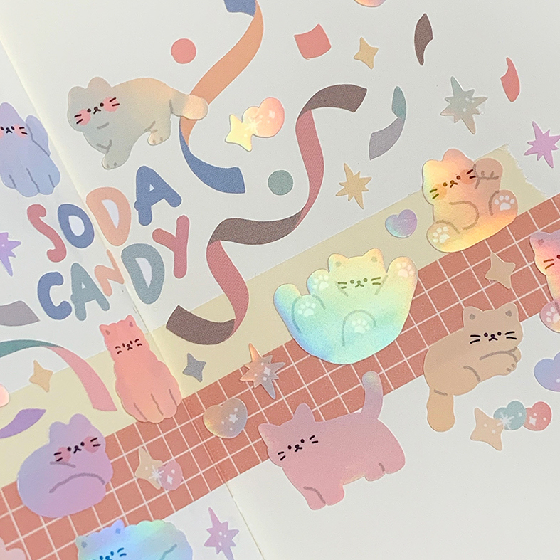 Maymar Sticker－Soda Candy (Korean Stationery Brand)