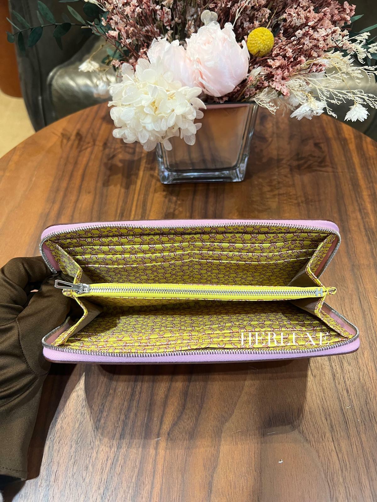 Silkin wallet X9 mauve sylvestre epsom