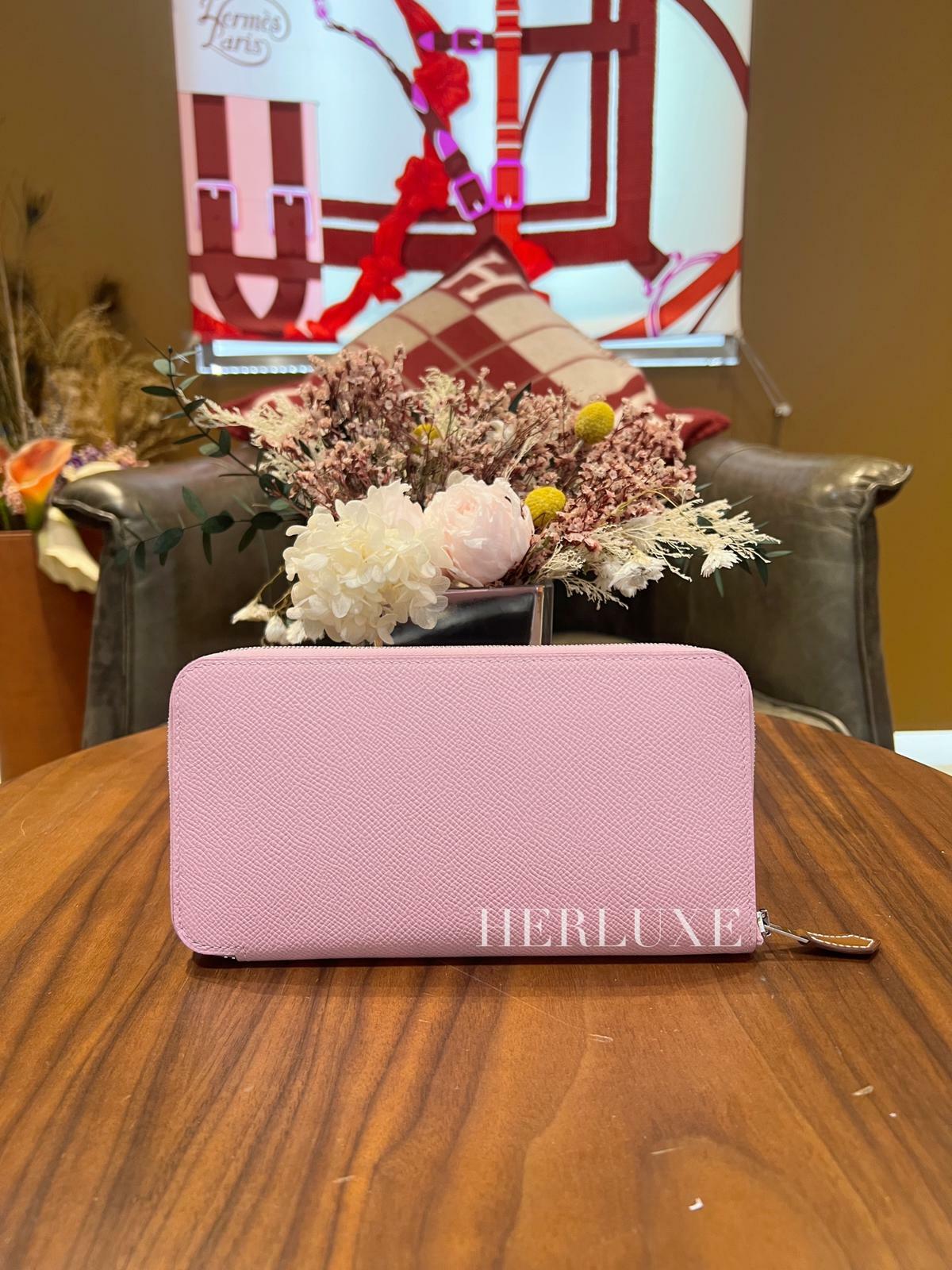 Silkin wallet X9 mauve sylvestre epsom