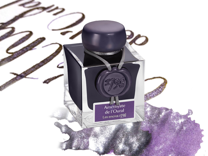 銀光紫水晶 1798 紀念墨水｜法國 J.Herbin