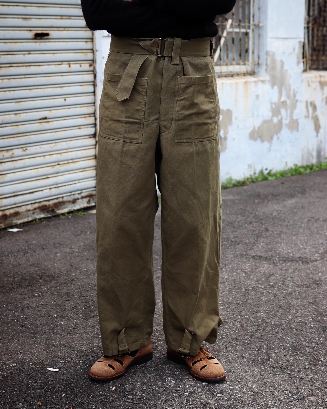 1940's~1950's French Army M-35 Motorcycle Trouser/法國陸軍M