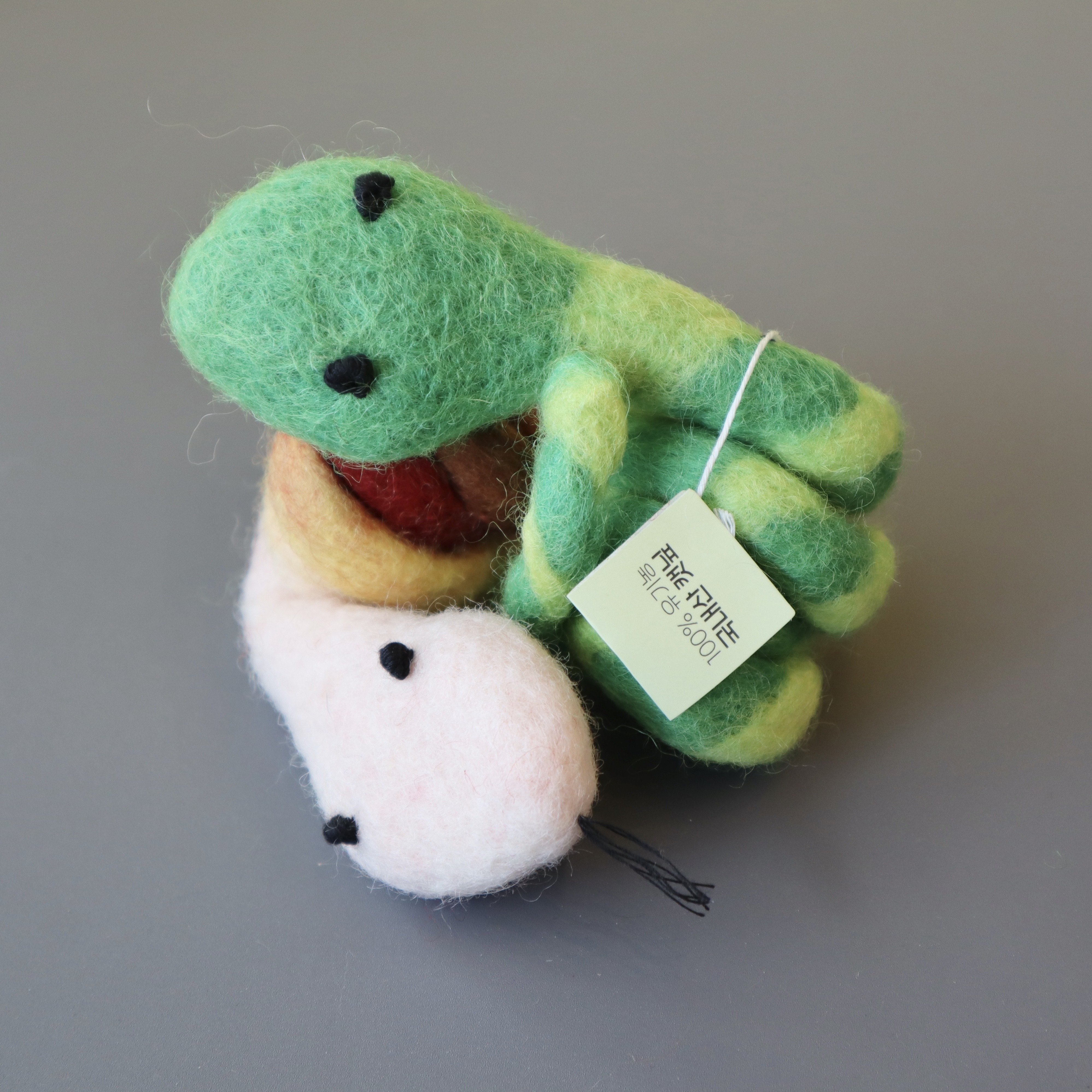 Merino Wool Snake Cattnip Toy