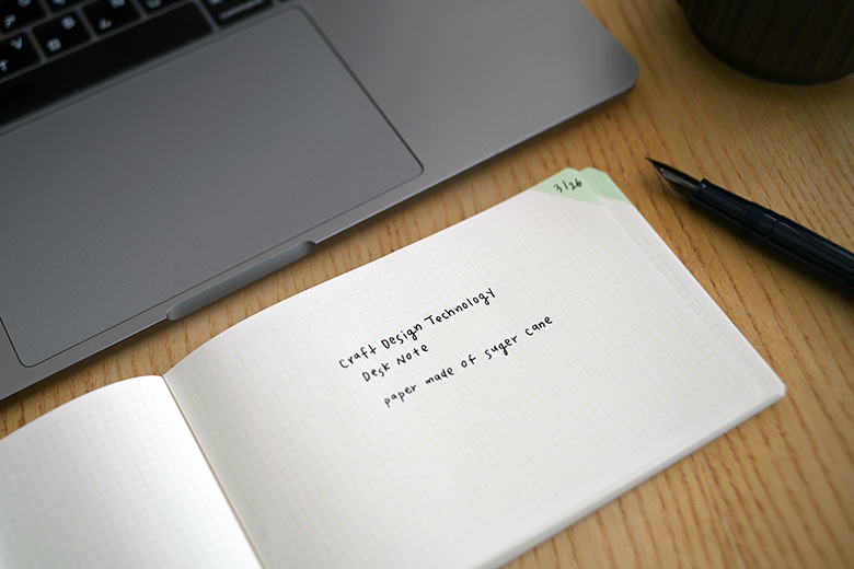 Craft Design Technology Desk Note 甘蔗紙筆記本