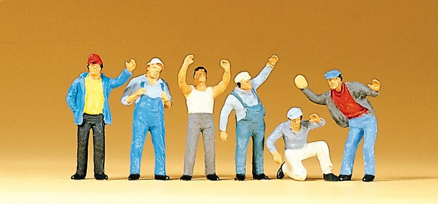 Preiser 10036 HO scale, Standing Truck Drivers