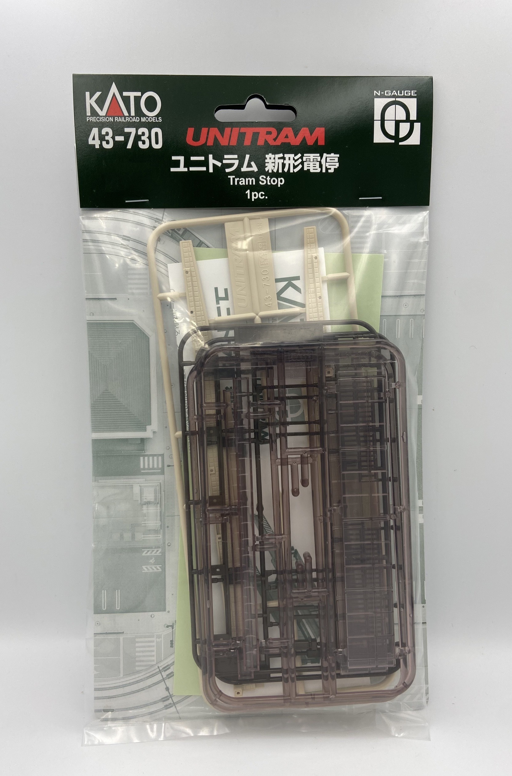 Kato 43-730 N規 Tram Stop 新形電停.電車站